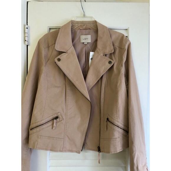 Loft blush Moto jacket - Picture 1 of 7